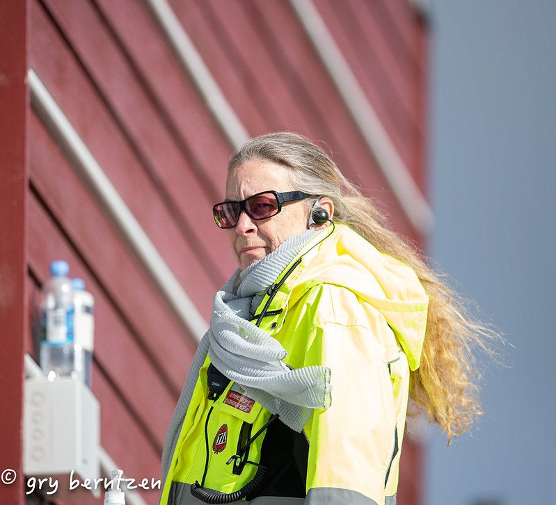 Nina Teistevoll under en av kampene i jubileumssesongen i 2020. Foto: Gry Berntzen.