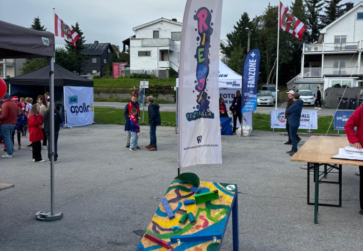 Rabalderfestivalen hadde med seg morsomme aktiviteter.