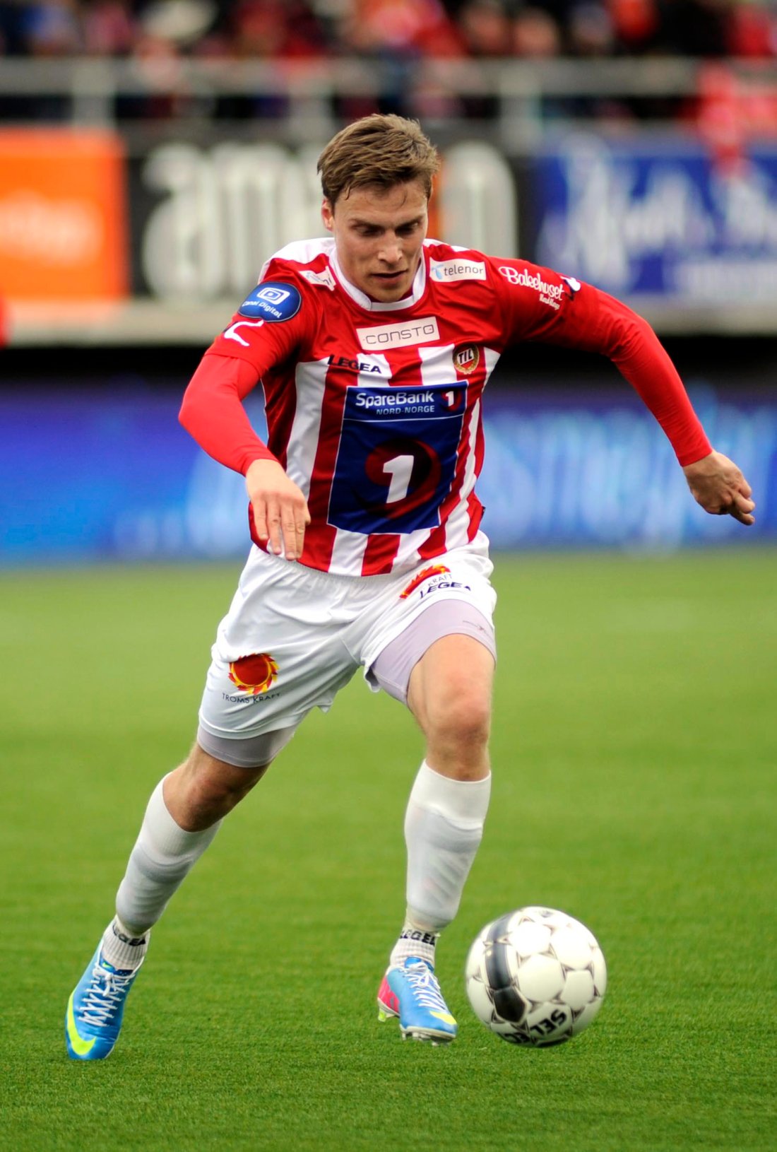 Ruben Yttergård Jenssen i eliteseriekampen i fotball mellom Tromsø IL og Odd på Romssa Arena. Foto: NTB