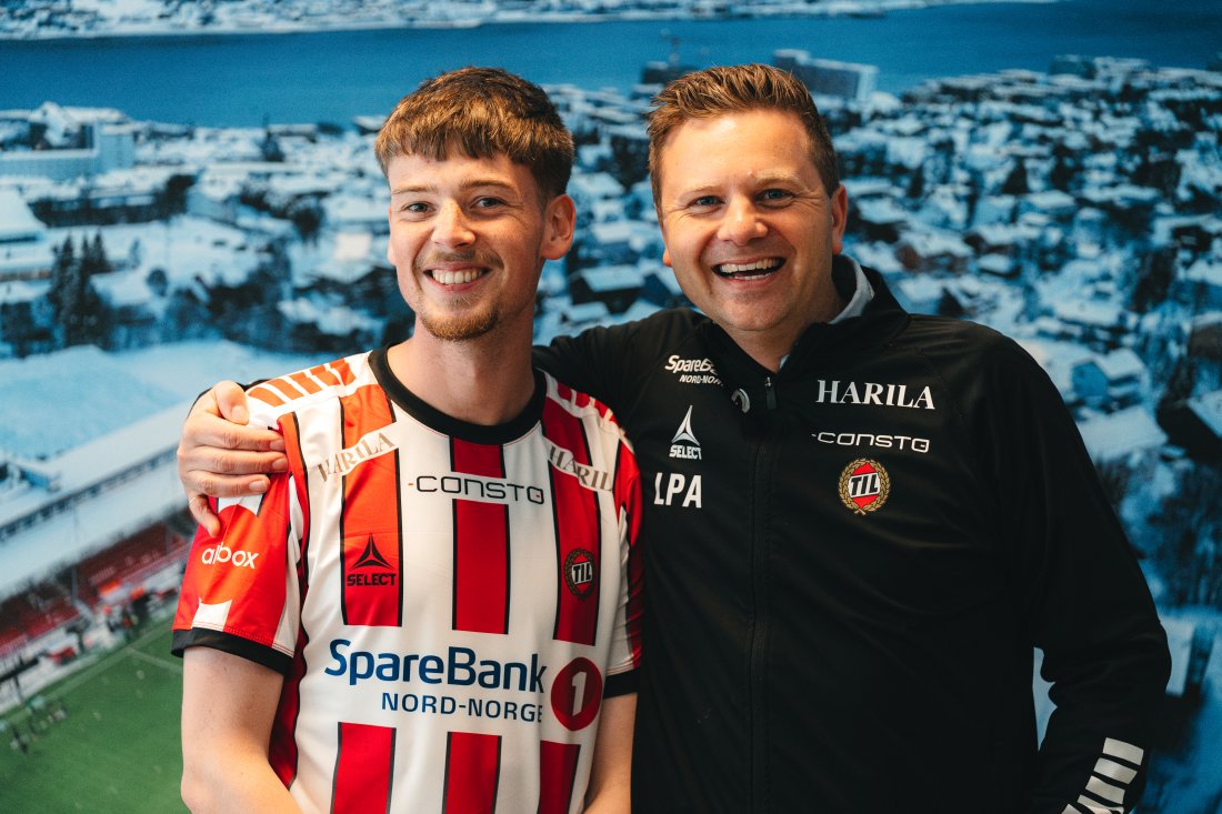 Jakob Romsaas og Sportssjef Lars Petter Andressen